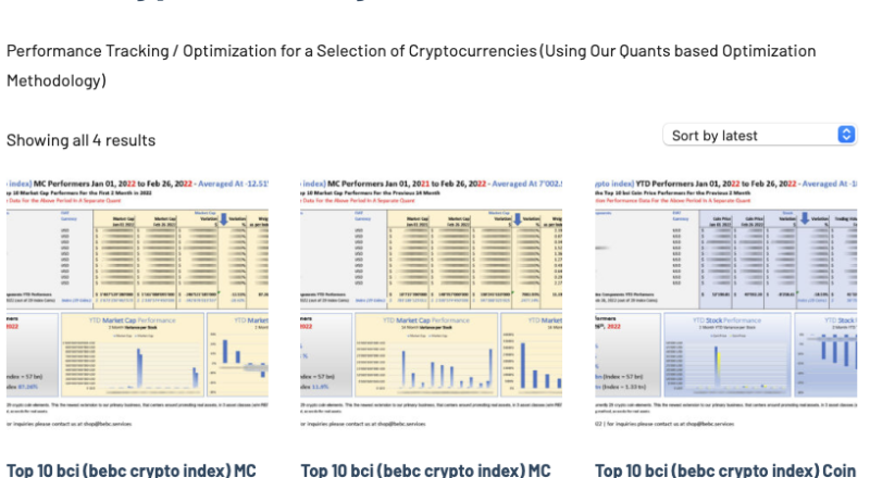 bebc Crypto Currency Index