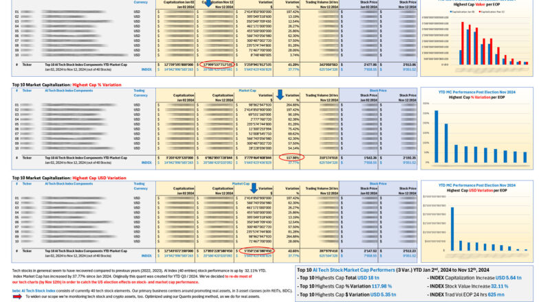 Top 10 AI Tech Stock MC performers YTD Nov 12 2024_M