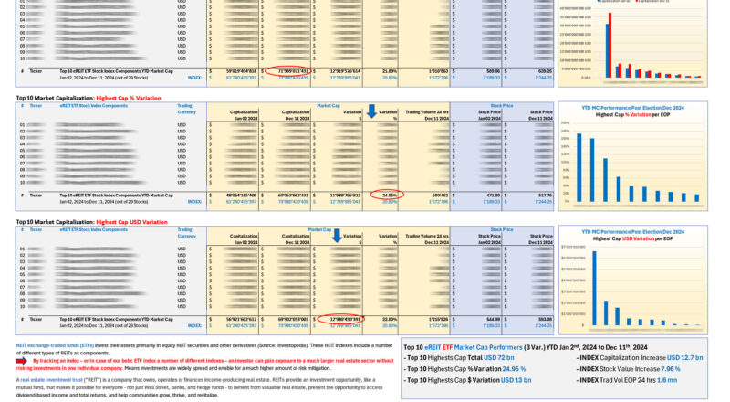 Top 10 eREIT ETF MC performers YTD Dec 11 2024_M